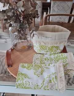 BULGARO SET INDIVIDUALES + CESTO