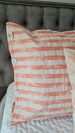 FUNDAS XL TUSOR RAYA ROSA - HOMEMADE