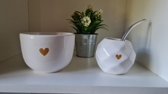 SET CERAMICA CORAZON