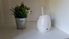 MATE CERAMICA ESTRELLA AZUL