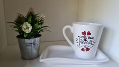 SET DE TAZA + PLATITO TOGETHER FOREVER