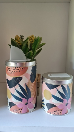 SET X 2 LATAS YERBERA AZUCARERA FLORES