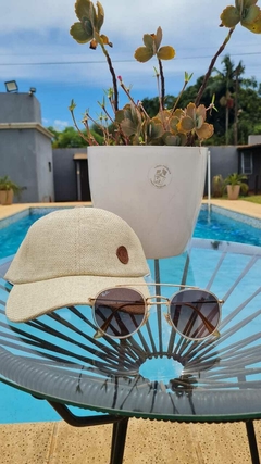 GORRA RAFIA NATURAL