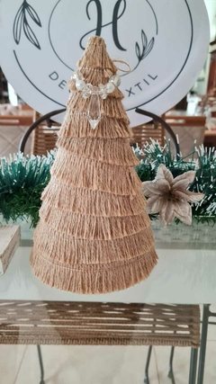 ARBOLITO SHABBY CHIC FLECOS YUTE - comprar online