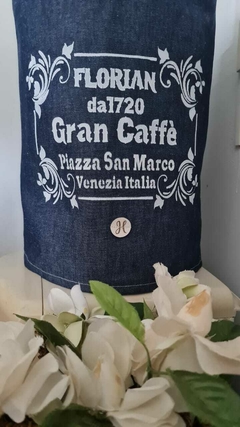 FUNDA BIDÓN DISPENSER 20LT JEAN ESTAMPADO - comprar online