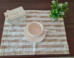 INDIVIDUALES TUSOR BEIGE