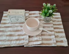 INDIVIDUALES TUSOR BEIGE - comprar online
