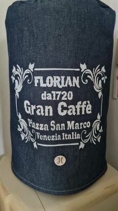 FUNDA BIDÓN DISPENSER 20LT JEAN ESTAMPADO - tienda online