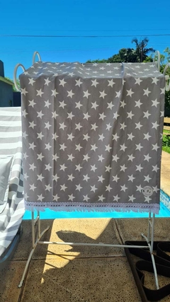LONA PILETERA PLAYERA ESTRELLA GRIS - HOMEMADE