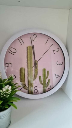 RELOJ DE PARED CACTUS - comprar online