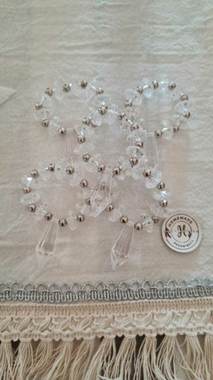 SET X 12 PORTA SERVILLETAS CAIRELES PLATA - comprar online