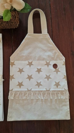 SET DE BAÑO ESTRELLAS BEIGE - HOMEMADE
