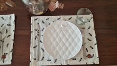 INDIVIDUALES PLUMITAS NEGRA - HOMEMADE
