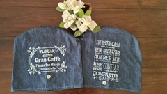 FUNDA BIDÓN DISPENSER 20LT JEAN ESTAMPADO en internet