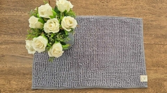 ALFOMBRA SHAGGY BAÑO GRIS - comprar online