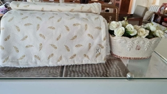 MANTA BEBÉ CORDERITO SOFT TUSOR PLUMITAS BEIGE - HOMEMADE