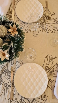MANTEL TUSOR BOTANICO MARGARITA - HOMEMADE