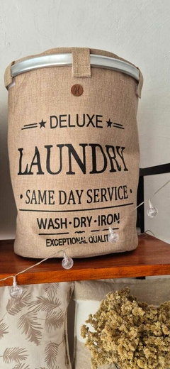 CESTO DE ROPA LAUNDRY AVELLANA