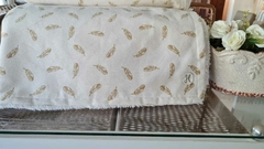 MANTA BEBÉ CORDERITO SOFT TUSOR PLUMITAS BEIGE
