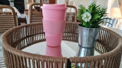 VASO TÉRMICO TIPO STARBUCK MUG ROSA