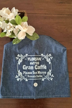 FUNDA BIDÓN DISPENSER 20LT JEAN ESTAMPADO - HOMEMADE