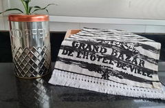 PAÑO DE COCINA GRAND BAZAR TUSOR NEGRO