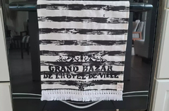 PAÑO DE COCINA GRAND BAZAR TUSOR NEGRO - comprar online