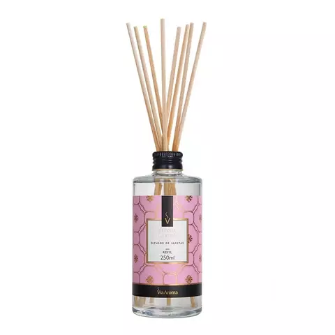 Refil para Difusor de Varetas Peônia Garden Via Aroma 250ml