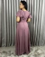 Vestido Longo com Manga Dupla - loja online
