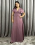 Vestido Longo com Manga Dupla - Maybella