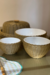 Bowl de Porcelana com suporte de Vime M