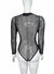 Body Blusa Tuli Com Fios Prata na internet