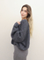Cardigan Tricot Taylor Cinza - BASIC