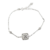 Pulseira Almofada Quadrada Cravejado Zircônia