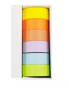 Washi Tape Tons Pasteis - Kit com 6 - comprar online