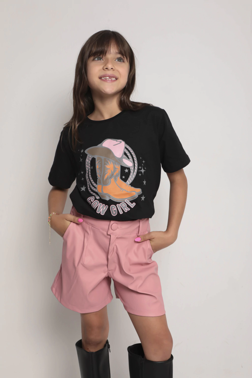 Bermuda em Corino Infantil