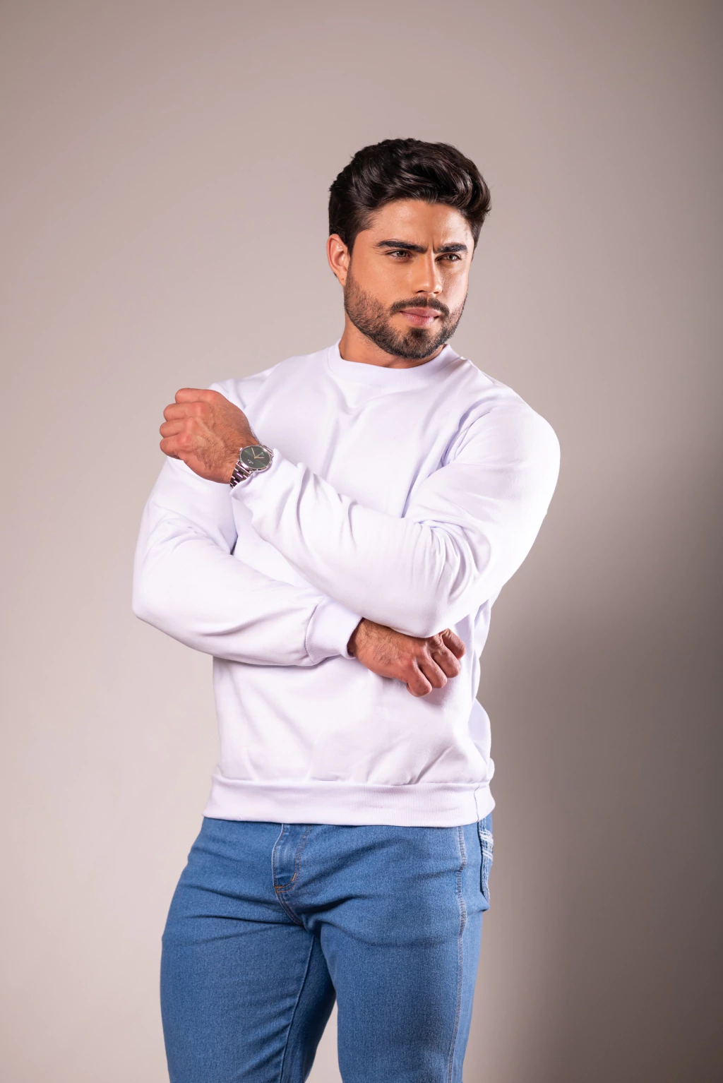 Blusa Moletom Masculina Gola O