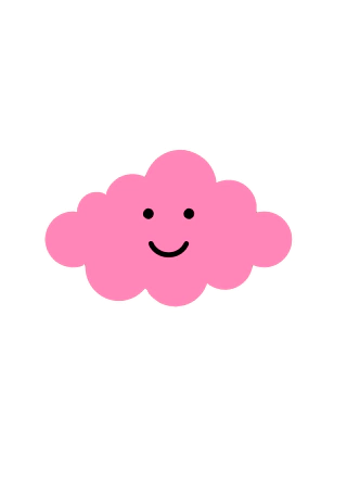 nube rosa