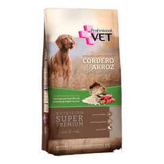 Profesional Vet Perro Adulto Cordero y Arroz x15kg