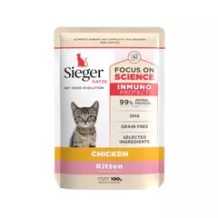 Sieger POUCH Kitten Chicken x100gr
