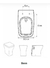 Tampa Vaso Para Celite Stylus Branco Com Almofada na internet