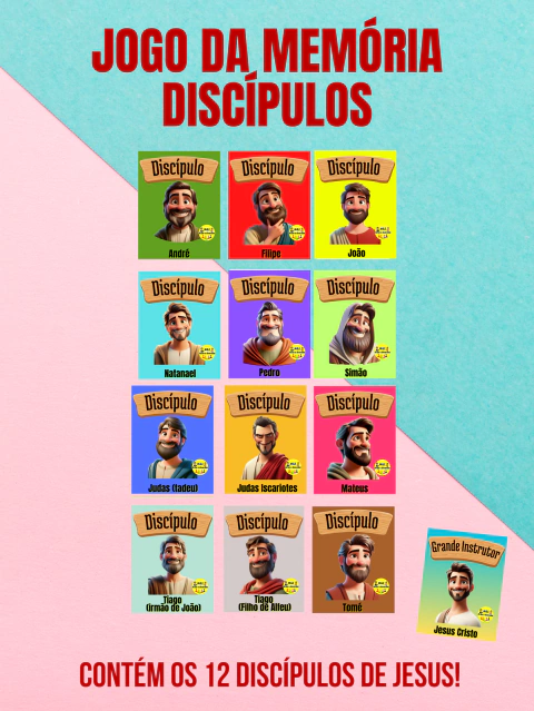 JOGO DA MEMÓRIA DISCÍPULOS JW