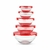 SET BOWLS DE VIDRIO X 4
