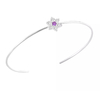 Bracelete flor. Prata 925