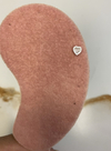 Piercing tragus coração. Prata 925 e aço cirúrgico