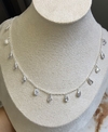 Choker gotas. Prata 925