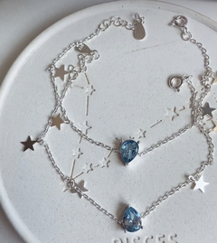 Pulseira estrelas. Prata 925