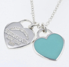 colar tiffany verde. prata 925. 45 cm - comprar online