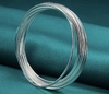 Pulseira fio redondo liso. Prata 925 - comprar online