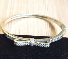 pulseira laço Pandora. prata 925. (sob encomenda) - comprar online